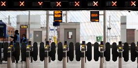 BRITAIN-LONDON-RAIL WORKERS-STRIKES