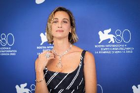 "L'Ordine Del Tempo (The Order Of Time)" Photocall - The 80th Venice International Film Festival