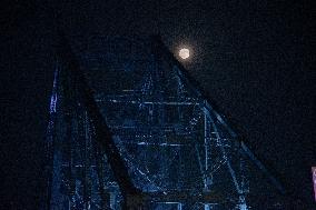 Supermoon Blue Moon In Kolkata, India