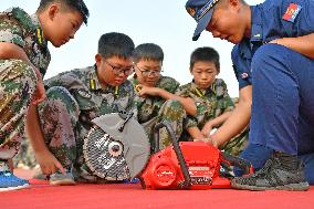 School Fire Drill in Yantai