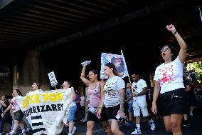 Protestors Demands Justice for Eddy Irizarry during Police Accountability Protest in Philadelphia, PA