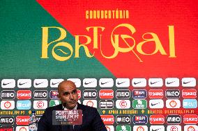 Press Conference For The Call-up Of The Portuguese National Team