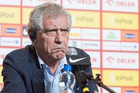 Press Conference Of Fernando Santos In Warsaw