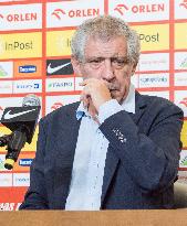 Press Conference Of Fernando Santos In Warsaw