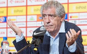 Press Conference Of Fernando Santos In Warsaw