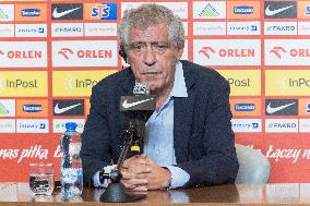 Press Conference Of Fernando Santos In Warsaw