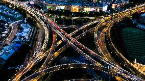 Saihong Overpass in Nanjing