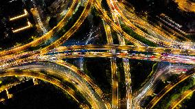 Saihong Overpass in Nanjing