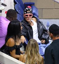 Biebers Attend US Open - NYC