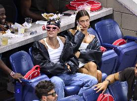 Biebers Attend US Open - NYC