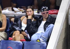 Biebers Attend US Open - NYC
