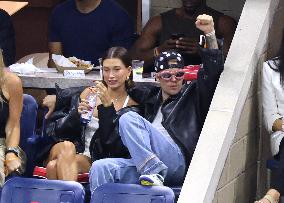 Biebers Attend US Open - NYC