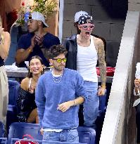 Biebers Attend US Open - NYC