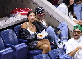 Biebers Attend US Open - NYC