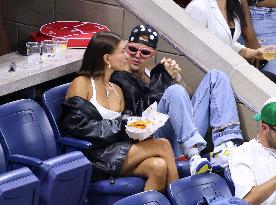 Biebers Attend US Open - NYC