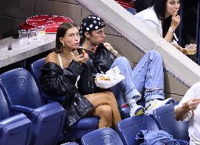 Biebers Attend US Open - NYC