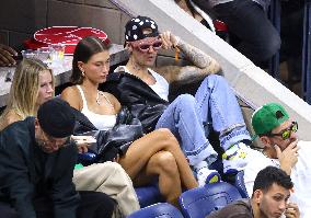 Biebers Attend US Open - NYC