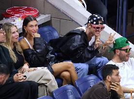 Biebers Attend US Open - NYC