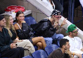 Biebers Attend US Open - NYC