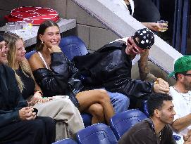 Biebers Attend US Open - NYC
