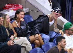 Biebers Attend US Open - NYC