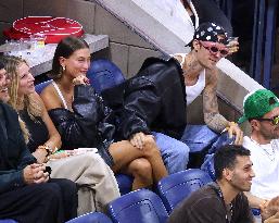 Biebers Attend US Open - NYC