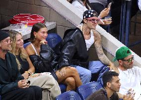 Biebers Attend US Open - NYC