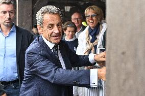 Nicolas Sarkozy Book Signing - Deauville