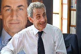 Nicolas Sarkozy Book Signing - Deauville