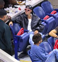 Biebers Attend US Open - NYC