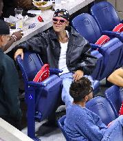 Biebers Attend US Open - NYC