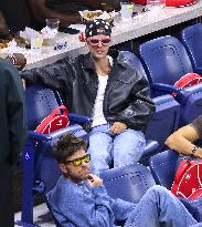 Biebers Attend US Open - NYC