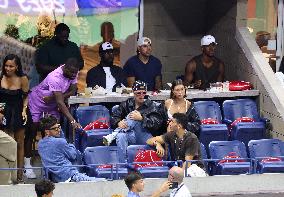 Biebers Attend US Open - NYC