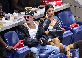 Biebers Attend US Open - NYC