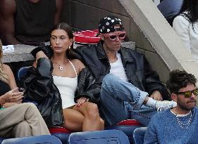 Biebers Attend US Open - NYC