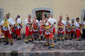 Ritual Ceremony Of Voladores Of Mexico