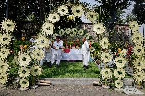 Ritual Ceremony Of Voladores Of Mexico