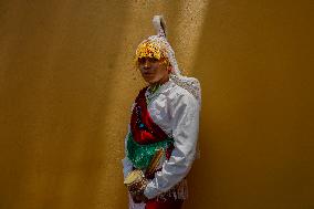 Ritual Ceremony Of Voladores Of Mexico