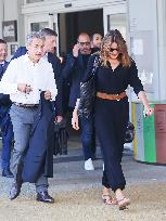 Venice - Carla Bruni And Nicolas Sarkozy Arrive