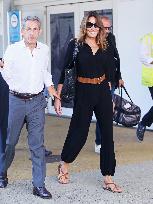 Venice - Carla Bruni And Nicolas Sarkozy Arrive