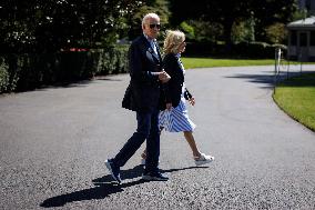 Joe Biden Departs White House For Florida