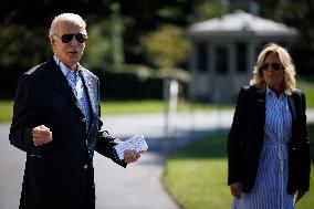 Joe Biden Departs White House For Florida