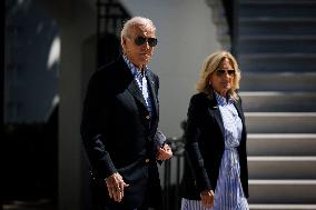 Joe Biden Departs White House For Florida