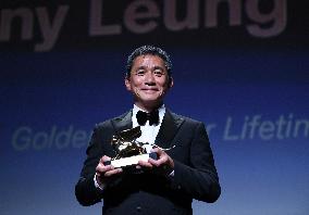 ITALY-VENICE-FILM FESTIVAL-TONY LEUNG CHIU-WAI-GOLDEN LION-LIFETIME ACHIEVEMENT