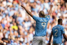 (SP)BRITAIN-MANCHESTER-FOOTBALL-ENGLISH PREMIER LEAGUE-MANCHESTER CITY VS FULHAM