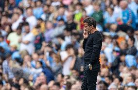 (SP)BRITAIN-MANCHESTER-FOOTBALL-ENGLISH PREMIER LEAGUE-MANCHESTER CITY VS FULHAM