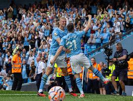 (SP)BRITAIN-MANCHESTER-FOOTBALL-ENGLISH PREMIER LEAGUE-MANCHESTER CITY VS FULHAM