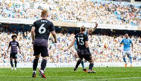 (SP)BRITAIN-MANCHESTER-FOOTBALL-ENGLISH PREMIER LEAGUE-MANCHESTER CITY VS FULHAM