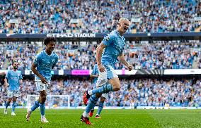 (SP)BRITAIN-MANCHESTER-FOOTBALL-ENGLISH PREMIER LEAGUE-MANCHESTER CITY VS FULHAM