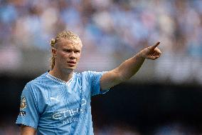 (SP)BRITAIN-MANCHESTER-FOOTBALL-ENGLISH PREMIER LEAGUE-MANCHESTER CITY VS FULHAM